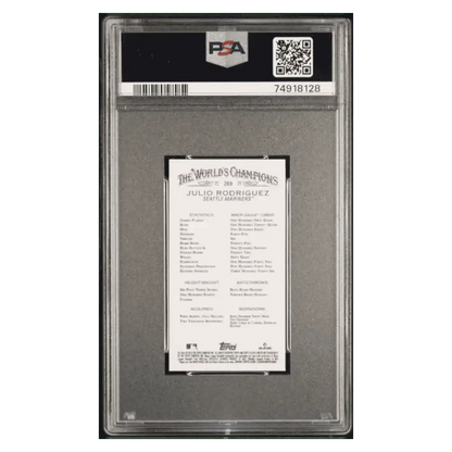 Julio Rodriguez PSA 10 2022 Topps Allen & Ginter Mini Card #269