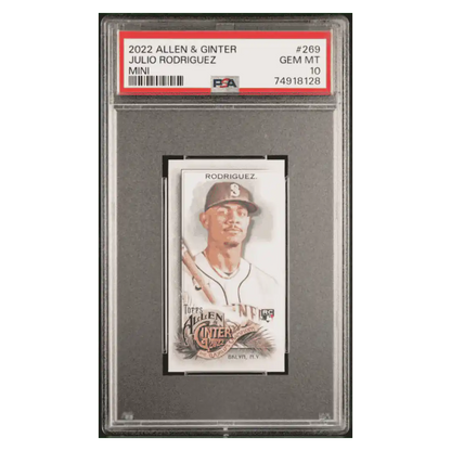 Julio Rodriguez PSA 10 2022 Topps Allen & Ginter Mini Card #269
