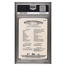 Julio Rodriguez PSA 10 2022 Topps Allen & Ginter Chrome Refractor Card #269