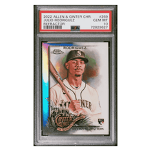 Julio Rodriguez PSA 10 2022 Topps Allen & Ginter Chrome Refractor Card #269