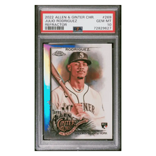 Julio Rodriguez PSA 10 2022 Topps Allen & Ginter Chrome Refractor Card #269