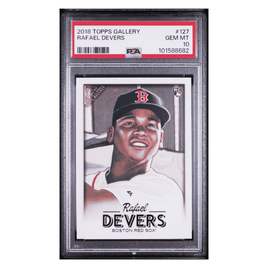 Rafael Devers PSA 10 2018 Topps Gallery Rookie RC Card #127