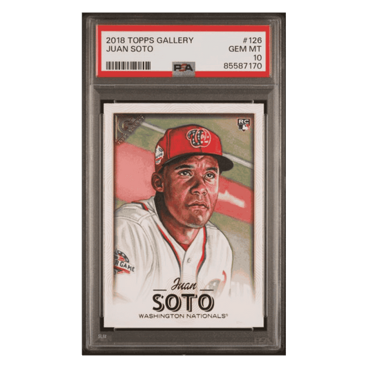 Juan Soto PSA 10 2018 Topps Gallery Rookie RC Card #126