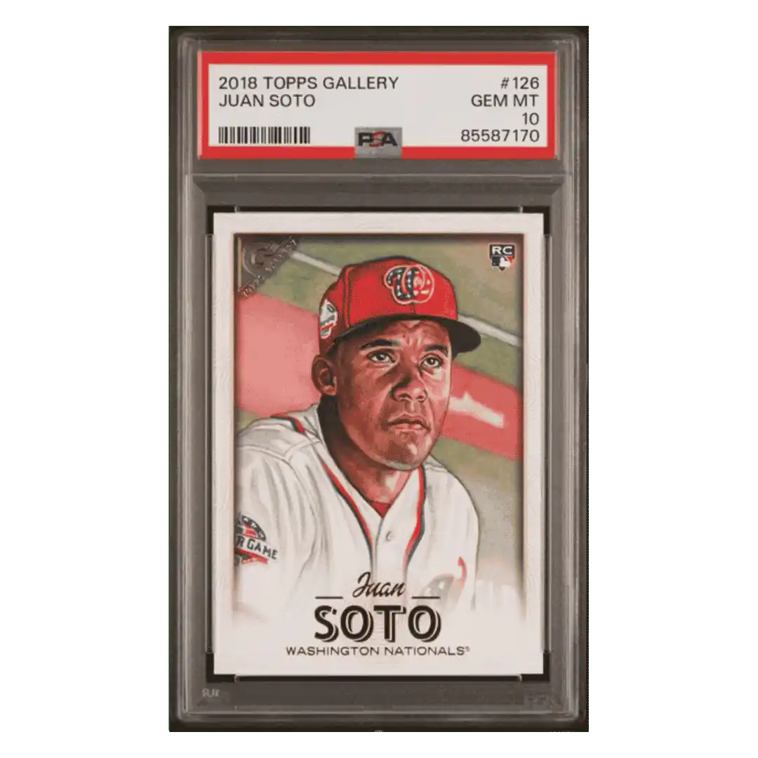 Juan Soto PSA 10 2018 Topps Gallery Rookie RC Card #126