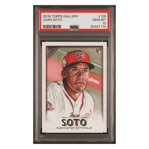 Juan Soto PSA 10 2018 Topps Gallery Rookie RC Card #126