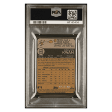 Steven Kwan PSA 10 2022 Topps Heritage Mini Rookie RC Card #562