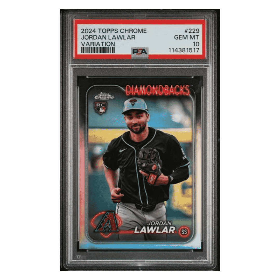 Jordan Lawler PSA 10 2024 Topps Chrome Variation Rookie RC Card #229
