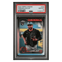 Jordan Lawler PSA 10 2024 Topps Chrome Variation Rookie RC Card #229