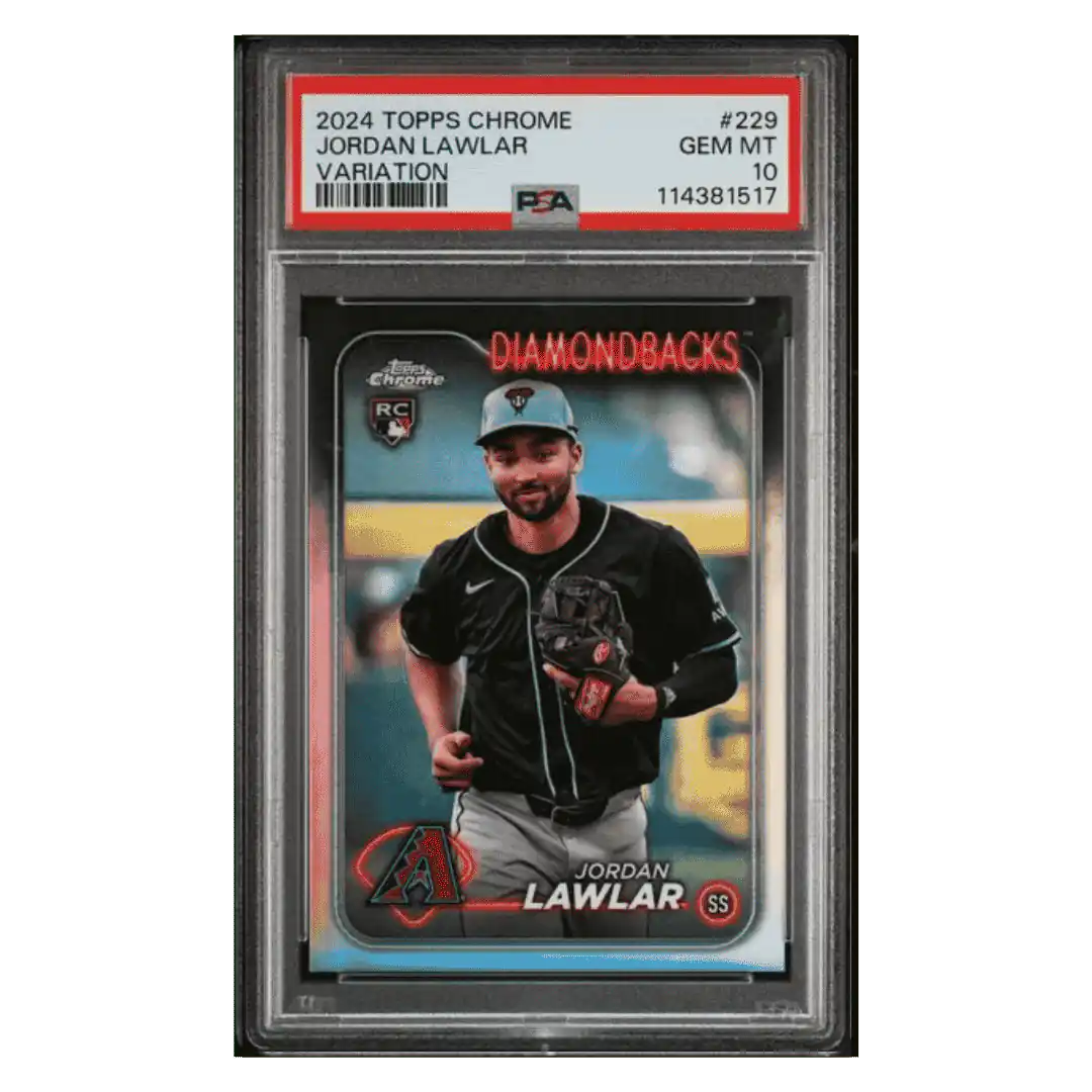 Jordan Lawler PSA 10 2024 Topps Chrome Variation Rookie RC Card #229