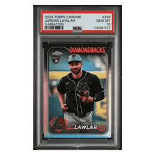 Jordan Lawler PSA 10 2024 Topps Chrome Variation Rookie RC Card #229