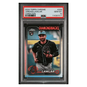 Jordan Lawler PSA 10 2024 Topps Chrome Variation Rookie RC Card #229
