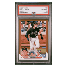 Brett Baty PSA 10 2023 Topps Gold Rookie RC #2023 Card #89