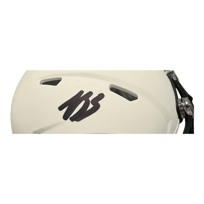 Luther Burden III Missouri Tigers Autographed Matte White Mini Speed Helmet - Beckett COA