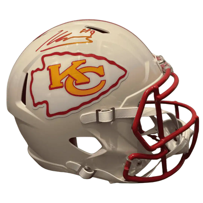 Kenneth Walker Kansas City Chiefs Autographed Full Size Retro Replica Helmet - Beckett COA