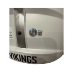 
Justin Jefferson Minnesota Vikings Autographed Full Size Matte White Replica Helmet - Beckett COA — Label