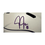 
Justin Jefferson Minnesota Vikings Autographed Full Size Matte White Replica Helmet - Beckett COA — Back