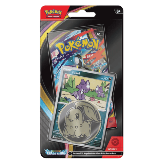 Pokemon TCG: Mega Evolution - Chaos Rising Premium Checklane Blister - Toxel
