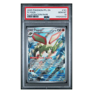 Flygon PSA 10 2025 Pokemon Phantasmal Flames Illustration Rare Card #101