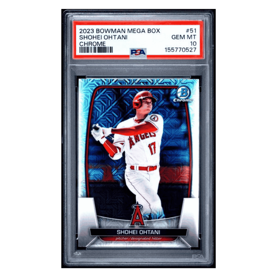 Shohei Ohtani PSA 10 2023 Bowman Mega Box Chrome Card #51