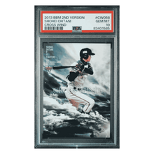 Shohei Ohtani PSA 10 2013 BBM 2nd Version Cross Wind Rookie RC Card #CW058