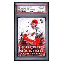 Shohei Ohtani PSA 8 2018 Topps Update Legends In The Making Rookie RC Card #LITM-21