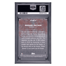 Shohei Ohtani PSA 8 2018 Topps Update Legends In The Making Rookie RC Card #LITM-21