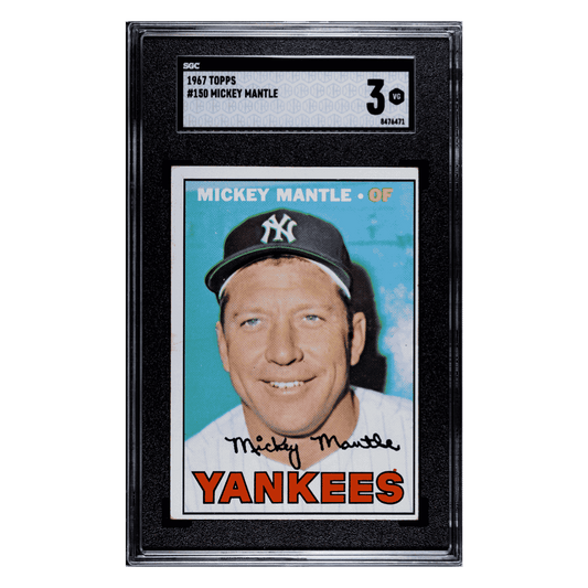 Mickey Mantle SGA 3 1967 Topps Card #150