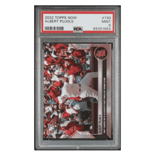 Albert Pujols PSA 9 2022 Topps Now Card #730