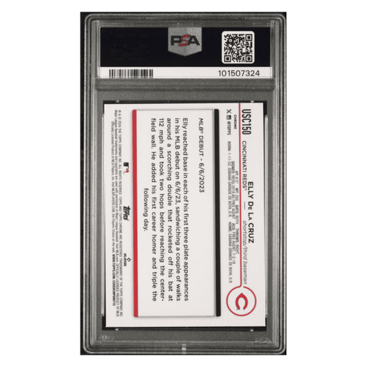 Elly De La Cruz PSA 9 2024 Topps Chrome Update Rookie RC Card #USC150