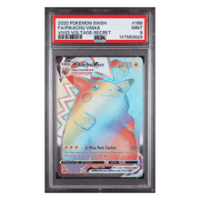 Full Art Pikachu VMAX PSA 9 2020 Pokemon Sword & Shield Vivid Voltage Secret Card #188