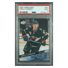 Krill Kaprizov PSA 9 2020 Upper Deck Young Guns Card #451