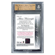 Adam Wainwright BGS 9.5 2007 Topps Rookie Finest Moments Autograph Card #RFMA-AW