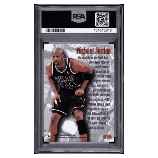 Michael Jordan PSA 6 1995 Fleer Metal Card #212