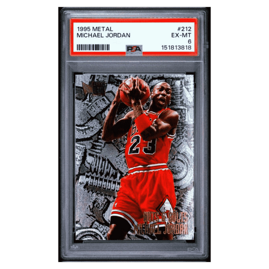 Michael Jordan PSA 6 1995 Fleer Metal Card #212