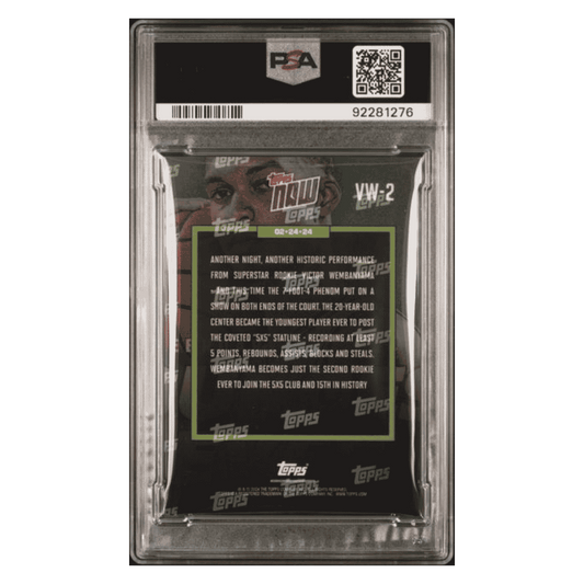Victor Wembanyama PSA 10 2023 Topps Now Card #VW2