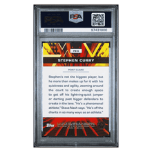 Steph Curry PSA 10 2023 Topps Chrome Power Boosters Blue Black Refractor Card #PB6