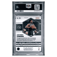 Anthony Edwards PSA 10 2020 Panini Mosaic Reactive Blue Rookie RC Card #261