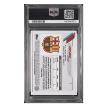 Lionel Messi PSA 10 2020-21 Topps Chrome UEFA Champions League Sapphire Edition Card #1