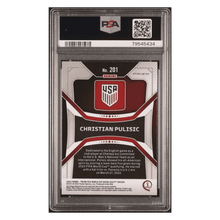 Christian Pulisic PSA 9 2022 Panini Prizm World Cup Qatar Hyper Prizm Card #201