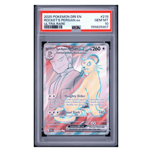 Rocket's Persian ex PSA 10 2025 Pokemon Destined Rivals Ultra Rare Card #219