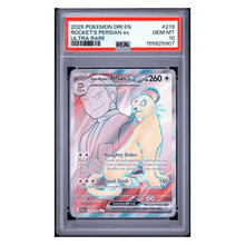 Rocket's Persian ex PSA 10 2025 Pokemon Destined Rivals Ultra Rare Card #219