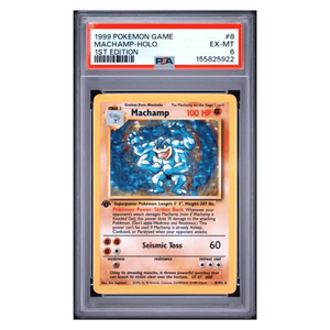 Machamp Holo PSA 6 1999 Pokemon Game 1st Edition Card #8
