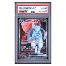Rocket's Mewtwo ex PSA 10 2025 Pokemon SV10 Japanese Glory of Team Rocket Super Rare Card #114