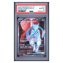 Rocket's Mewtwo ex PSA 10 2025 Pokemon SV10 Japanese Glory of Team Rocket Super Rare Card #114
