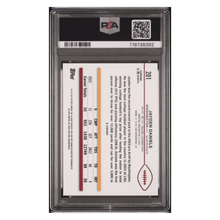 Jayden Daniels PSA 9 2024 Topps Chrome Blue Refractor Rookie RC #d/ 150 Card #201