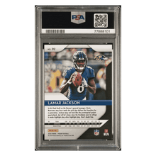 Lamar Jackson PSA 9 2018 Panini Prizm Rookie RC Card #212