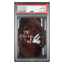 CJ Stroud PSA 10 2023 Panini Prizm Fireworks Card #F10