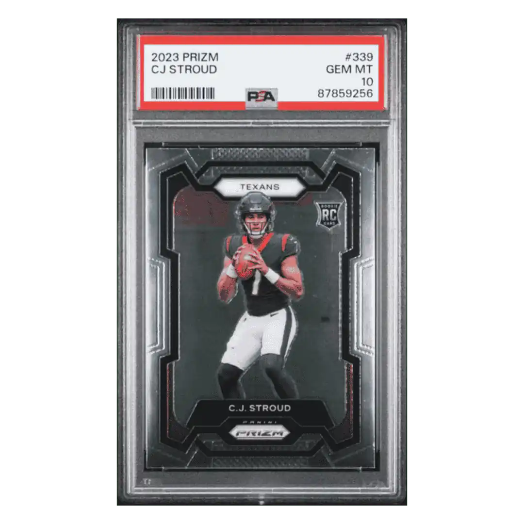 CJ Stroud PSA 10 2023 Panini Prizm Rookie RC Card #339