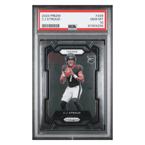 CJ Stroud PSA 10 2023 Panini Prizm Rookie RC Card #339