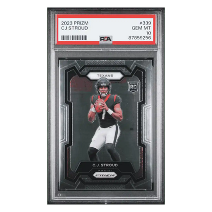 CJ Stroud PSA 10 2023 Panini Prizm Rookie RC Card #339